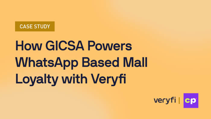 How GICSA Powers WhatsApp Based Mall Loyalty with Veryfi