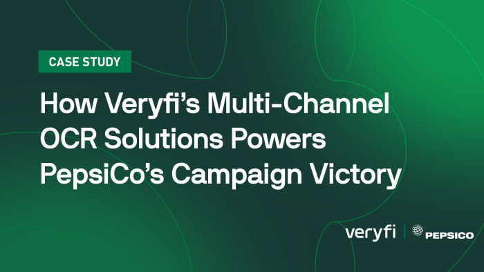 How Veryfi’s Multi-Channel OCR Solutions Powers PepsiCo’s Campaign Victory