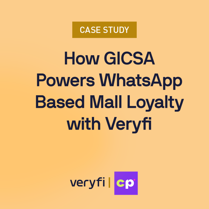 How GICSA Powers WhatsApp Based Mall Loyalty with Veryfi