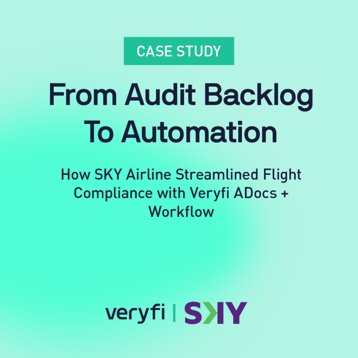 From Audit Backlog to Automation: How SKY Airline Streamlined Flight Compliance with Veryfi ADocs + Workflow