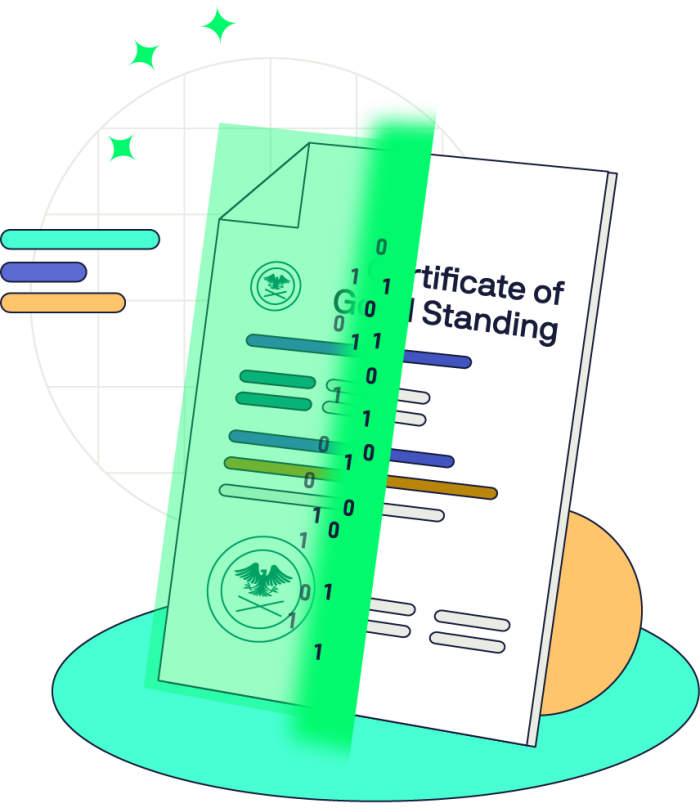 Certificate of Good Standing OCR API
