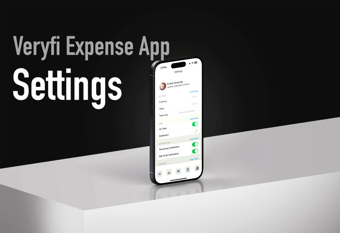 Settings Explained: Veryfi\'s Expense App
